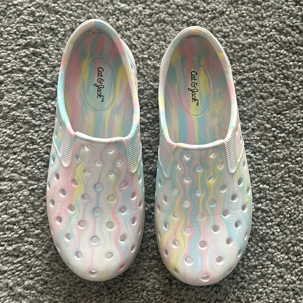 Lightly worn slip on shoes